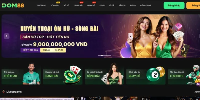 DOM88 – Thương hiệu giải trí uy tín